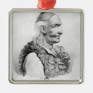Theodore Kolokotronis  engraved by Alois Metal Tree Decoration
