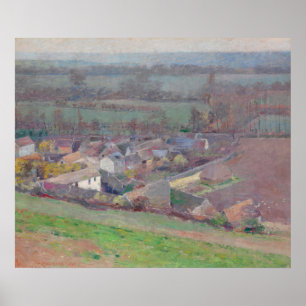 Theodore Robinson "Bird's eye view" landscape art Poster