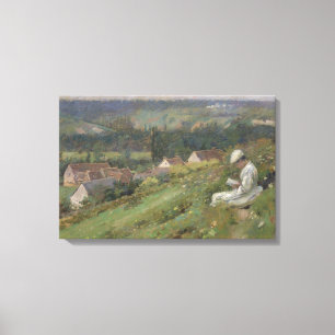 Theodore Robinson - The Valley of Arconville Canvas Print