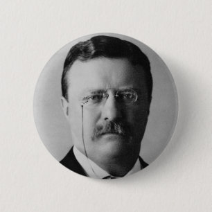 Theodore Roosevelt 26 6 Cm Round Badge