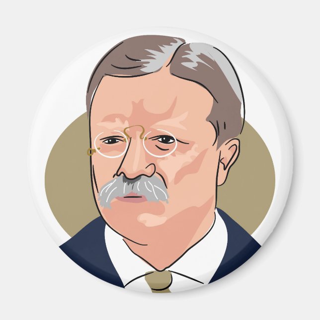 Theodore Roosevelt Magnet (Front)