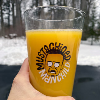 Theodore Roosevelt mustachioed manchild glass 