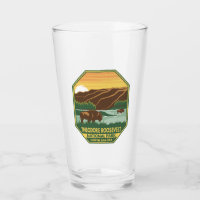 Theodore Roosevelt National Park Bison Retro