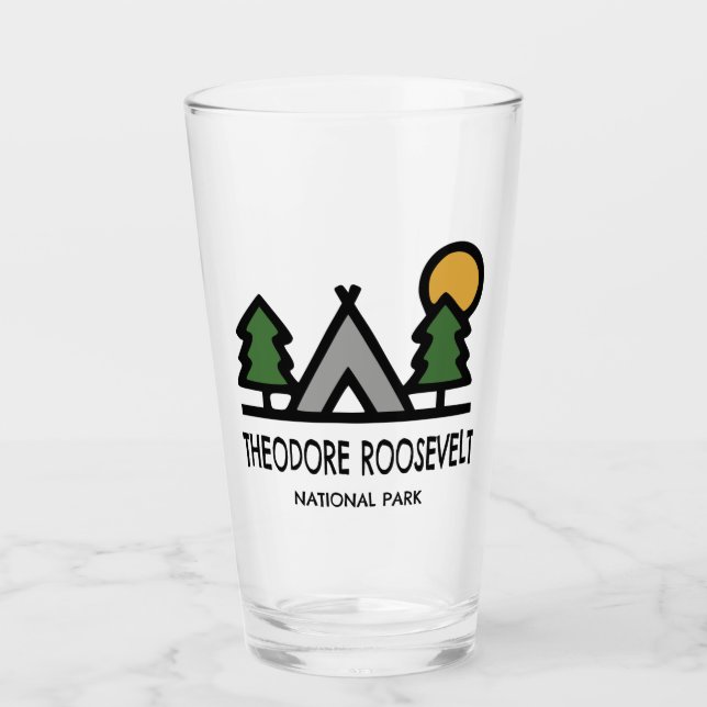 Theodore Roosevelt National Park Glass (Front)