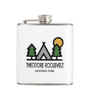 Theodore Roosevelt National Park Hip Flask