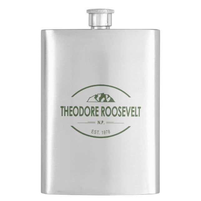 Theodore Roosevelt National Park Hip Flask (Front)