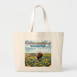 Theodore Roosevelt National Park North Dakota Large Tote Bag