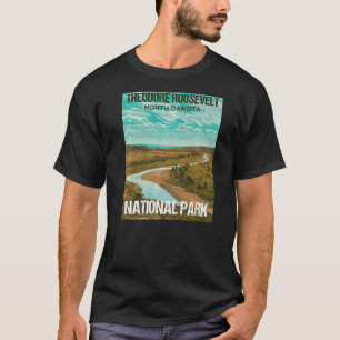 Theodore Roosevelt National Park North Dakota Post T-Shirt