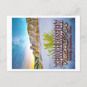 THEODORE ROOSEVELT NATIONAL PARK - NORTH DAKOTA US POSTCARD