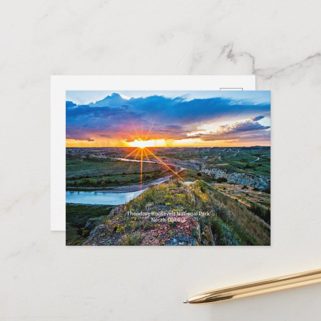 Theodore Roosevelt National Park Postcard (Front/Back In Situ)
