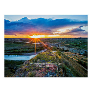 Theodore Roosevelt National Park Poster