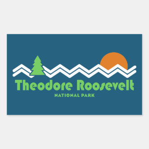 Theodore Roosevelt National Park Rectangular Sticker