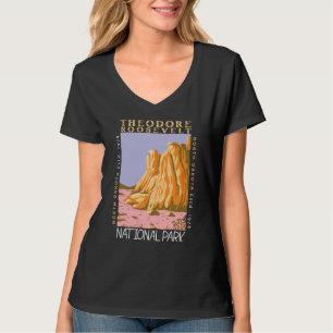Theodore Roosevelt National Park Retro Distressed T-Shirt