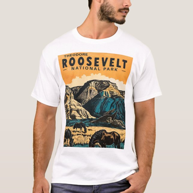 Theodore Roosevelt National Park T-Shirt (Front)