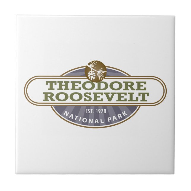 Theodore Roosevelt National Park Tile (Front)