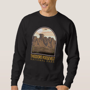 Theodore Roosevelt National Park Vintage Emblem Sweatshirt