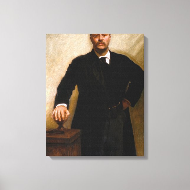 THEODORE ROOSEVELT Portrait By John Singer Sargent Canvas Print (Front)