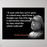 Theodore Roosevelt Quote On Education And Railroad