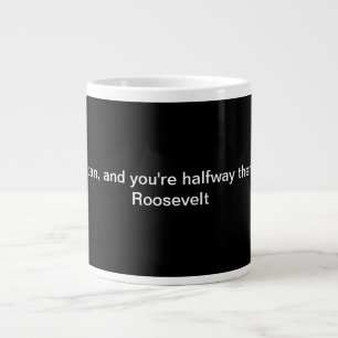 Theodore Roosevelt Quote Range Large Coffee Mug