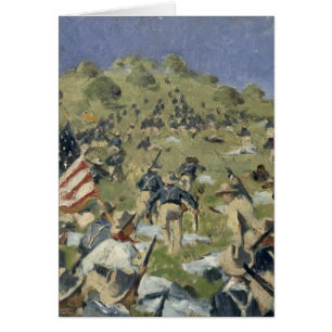 Theodore Roosevelt taking the Saint Juan