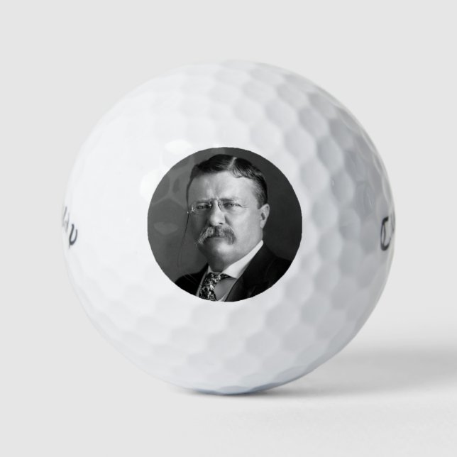 Theodore Roosevelt Teddy President Republican Golf Balls (Front)