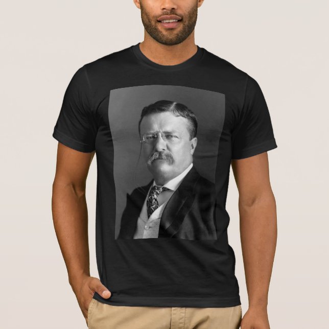 Theodore Roosevelt Teddy President Republican T-Shirt (Front)
