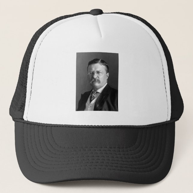 Theodore Roosevelt Teddy President Republican Trucker Hat (Front)