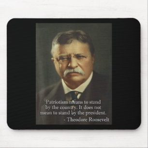 Theodore Teddy Roosevelt Meme _ Anti Trump Tee Mouse Pad