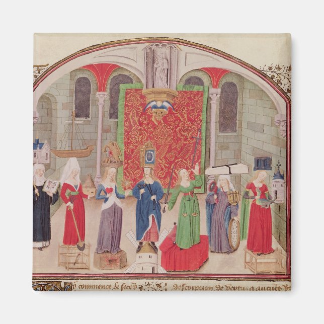 Theological and Cardinal Virtues Magnet (Front)
