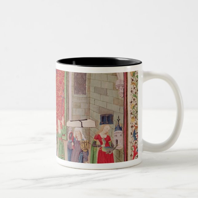 Theological and Cardinal Virtues Two-Tone Coffee Mug (Right)