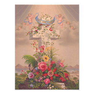 Theological virtues Faith, Hope and Charity Photo Print