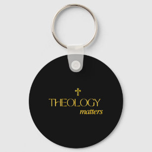 Theology Religious Catholic Christian Church Quote Key Ring