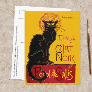 Theophile Steinlen - Le Chat Noir Vintage Postcard