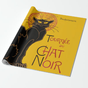Theophile Steinlen - Le Chat Noir Vintage Wrapping Paper