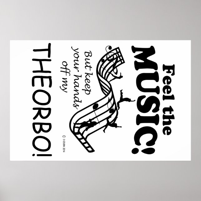 Theorbo Feel The Music Poster (Front)