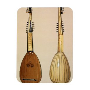 Theorbo, made by Giovanni Krebar, Padua, 1629, fro Magnet