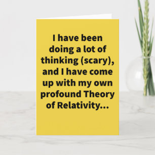 Theory of Relativity - Family Card