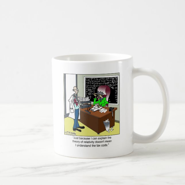 Theory of Relativity & The Tax Code Coffee Mug (Right)