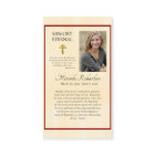 Theotokos Orthodox Christian Funeral Prayer Card