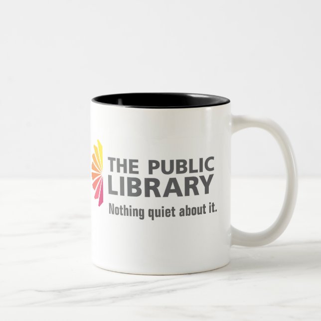 ThePublicLibrary Two-Tone Coffee Mug (Right)