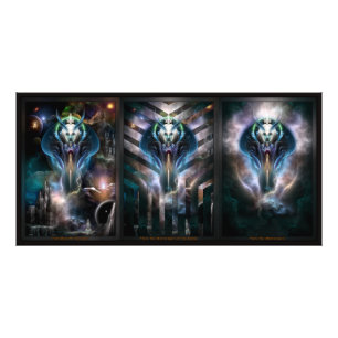 Thera Queen Fractal Trilogy 2XFrame Photo Print