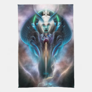 Thera The Ethereal Queen Tea Towel