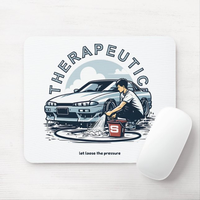 Therapeutic : car enthusiasts mouse pad (With Mouse)