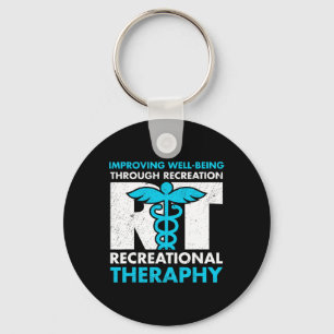 Therapeutic Recreation Recreational Therapy Month Key Ring