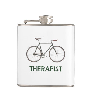Therapist Bicycle Hip Flask