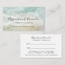 Therapist Counsellor Appointment Reminder And