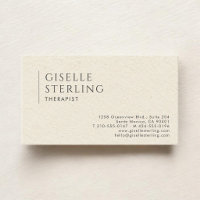 Therapist Ivory Parchment Faux Paper