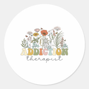 Therapist Mental Health Therapy Behavioural 1  Classic Round Sticker
