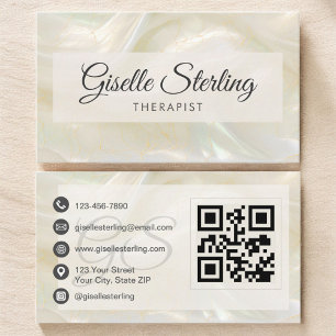 Therapist QR Code Business Card