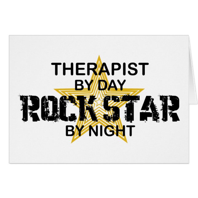Therapist Rock Star by Night (Front Horizontal)